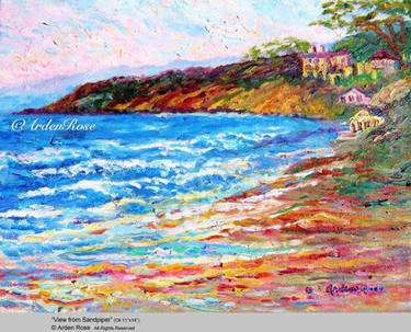 Original Impressionism Seascape Painting by Arden Rose