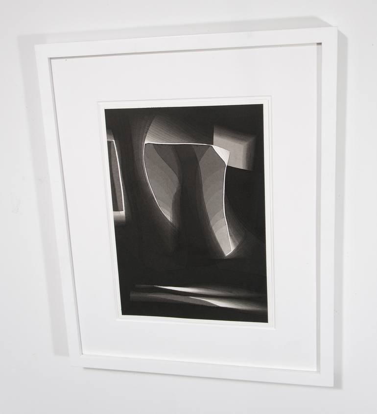 Original Art Deco Abstract Drawing by Alex Diamant
