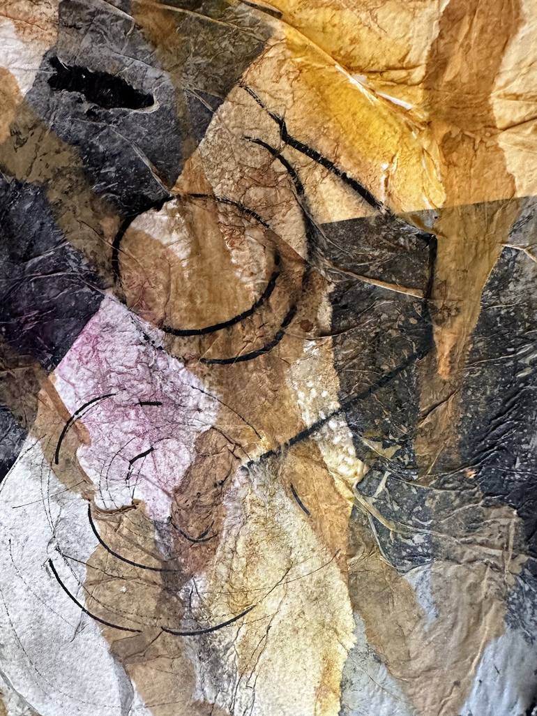 Original Abstract Mixed Media by Joyce Ann Burton-Sousa