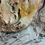Close up to show the detail work and textures.