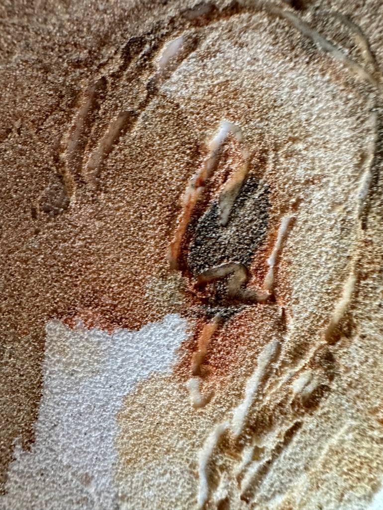 Original Abstract Expressionism Men Mixed Media by Joyce Ann Burton-Sousa