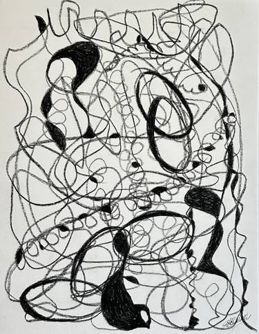 Print of Abstract Expressionism Abstract Drawings by Joyce Ann Burton-Sousa