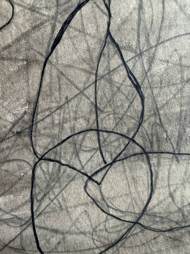 Original Abstract Drawing by Joyce Ann Burton-Sousa