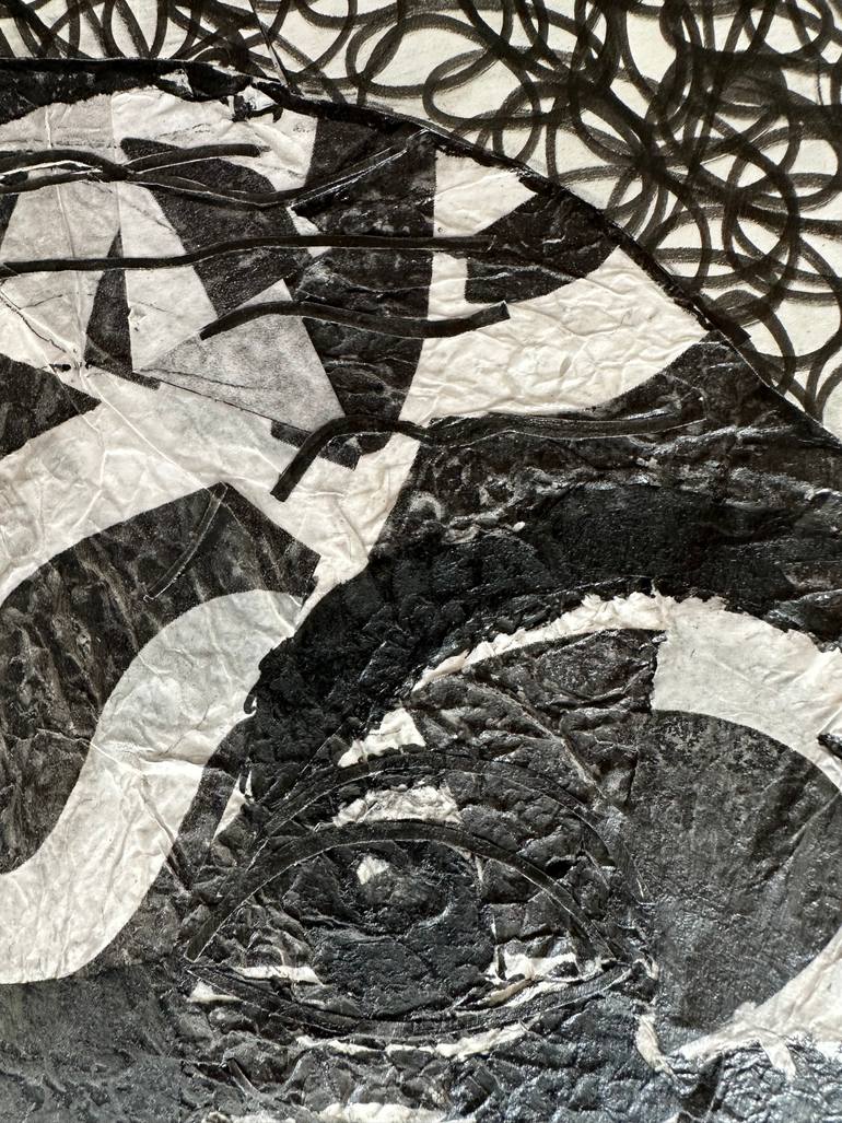 Original Conceptual Men Mixed Media by Joyce Ann Burton-Sousa