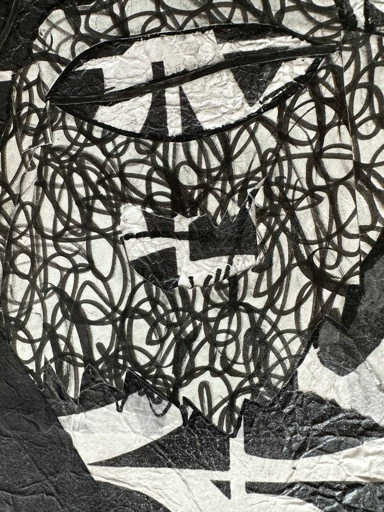 Original Conceptual Men Mixed Media by Joyce Ann Burton-Sousa