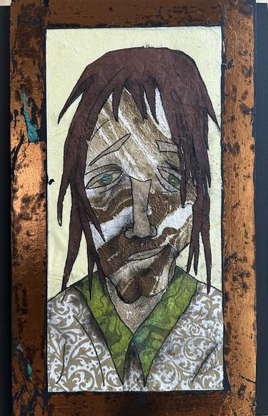 Original Conceptual Men Mixed Media by Joyce Ann Burton-Sousa