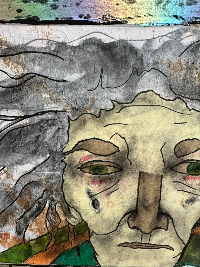 Original Conceptual Women Mixed Media by Joyce Ann Burton-Sousa