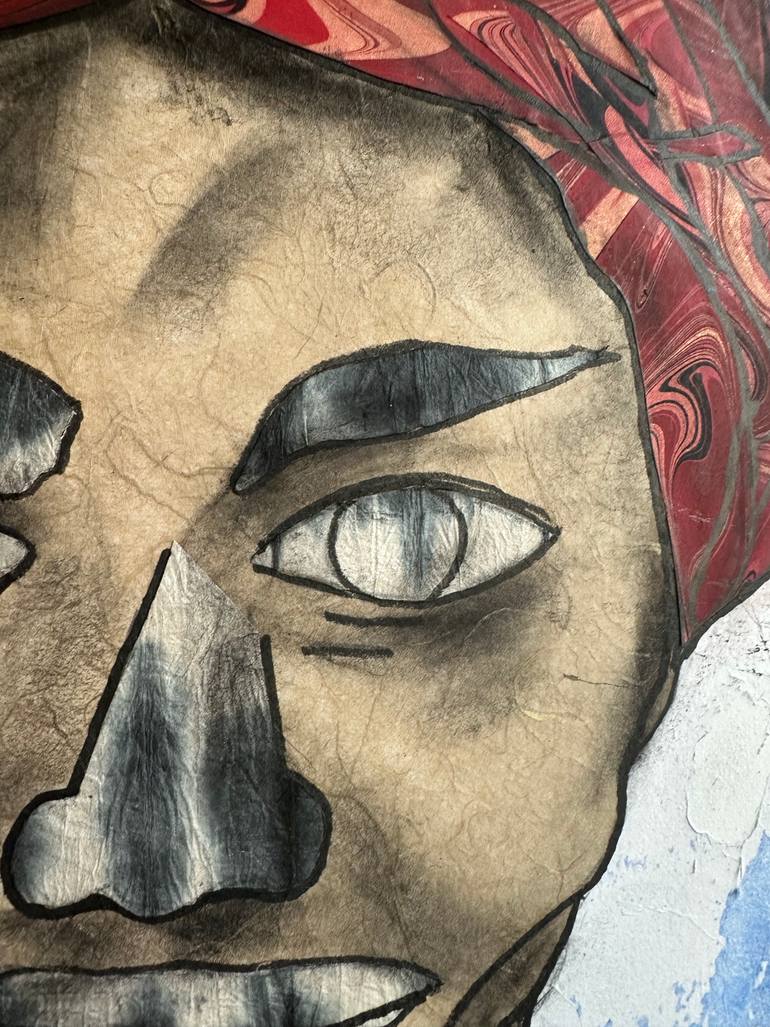 Original Conceptual Men Mixed Media by Joyce Ann Burton-Sousa