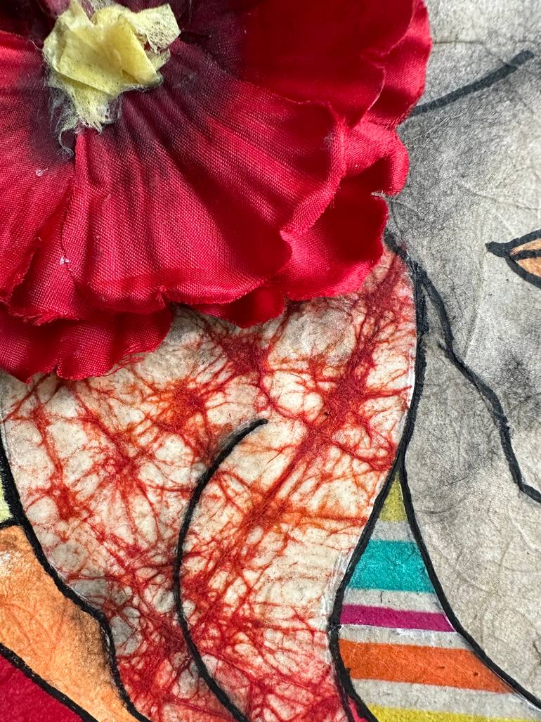 Original Conceptual Women Mixed Media by Joyce Ann Burton-Sousa