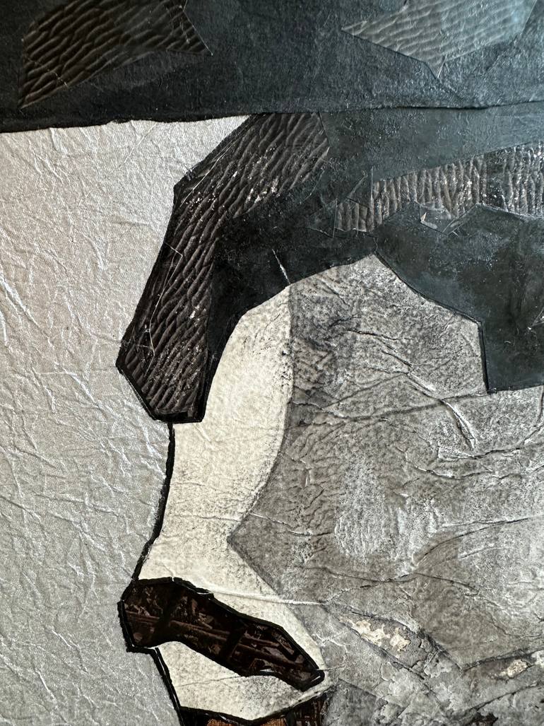Original Conceptual Men Mixed Media by Joyce Ann Burton-Sousa