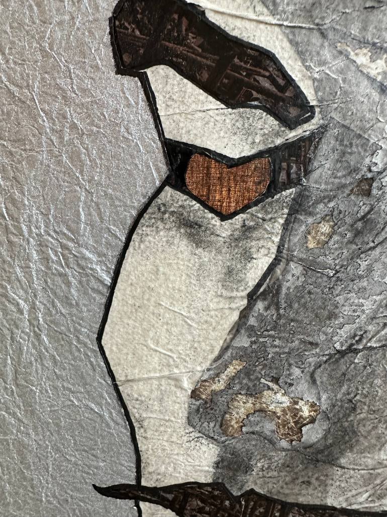 Original Conceptual Men Mixed Media by Joyce Ann Burton-Sousa
