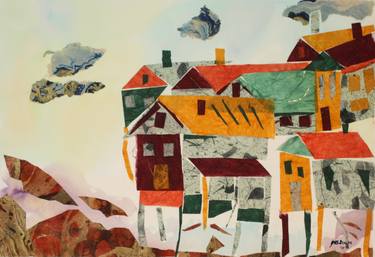 Original Impressionism Places Collage by Joyce Ann Burton-Sousa