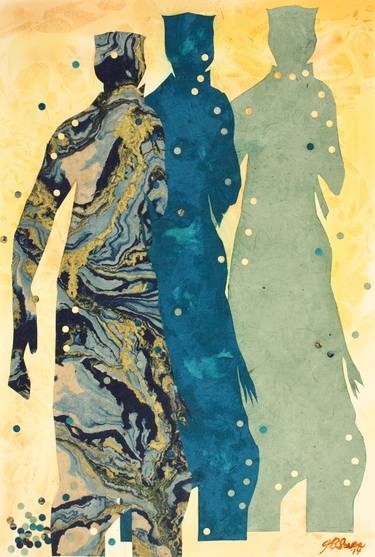 Print of Expressionism People Collage by Joyce Ann Burton-Sousa