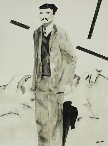 Print of Conceptual Men Paintings by Joyce Ann Burton-Sousa