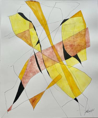 Print of Geometric Paintings by Joyce Ann Burton-Sousa