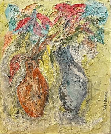Print of Abstract Expressionism Floral Paintings by Joyce Ann Burton-Sousa