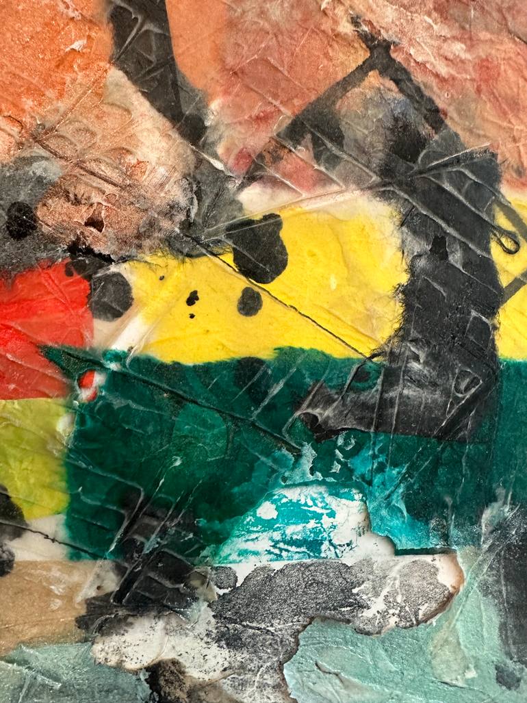Original Abstract Expressionism Abstract Painting by Joyce Ann Burton-Sousa