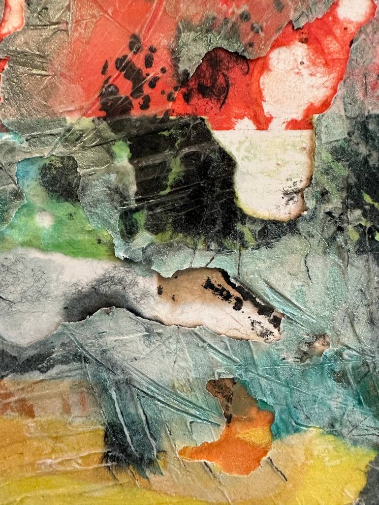 Original Abstract Expressionism Abstract Painting by Joyce Ann Burton-Sousa