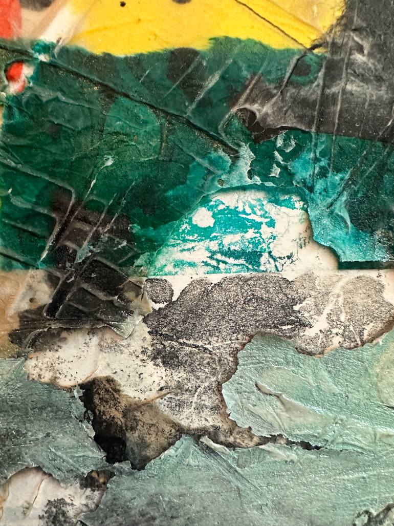 Original Abstract Expressionism Abstract Painting by Joyce Ann Burton-Sousa