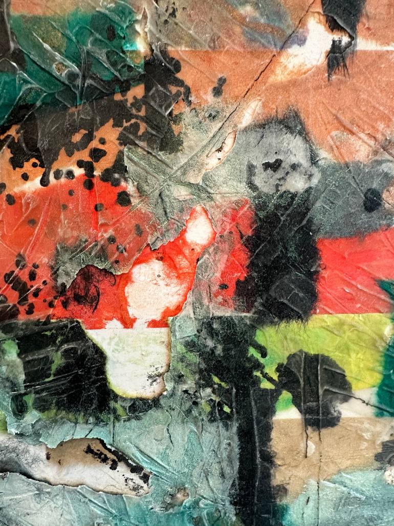 Original Abstract Expressionism Abstract Painting by Joyce Ann Burton-Sousa
