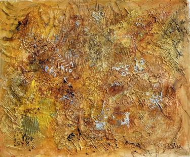 Original Abstract Expressionism Abstract Mixed Media by Joyce Ann Burton-Sousa