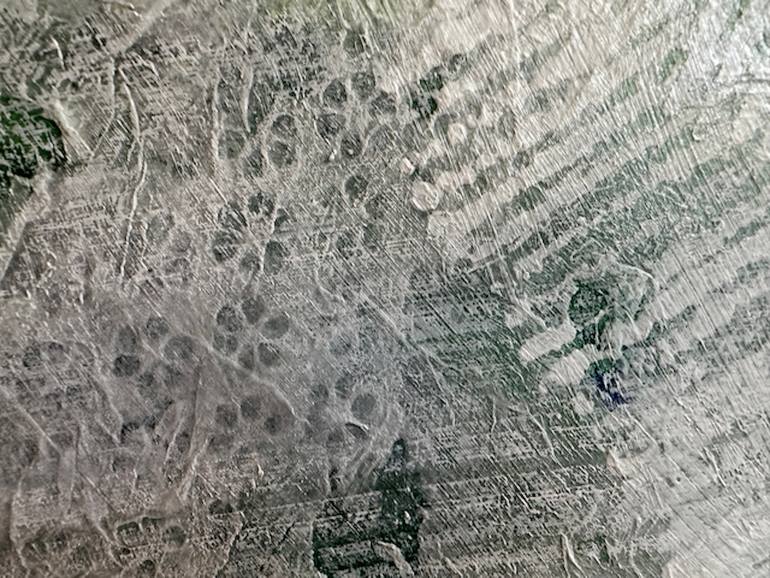 Original Abstract Expressionism Abstract Mixed Media by Joyce Ann Burton-Sousa