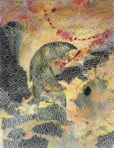 Original Abstract Expressionism Women Mixed Media by Joyce Ann Burton-Sousa