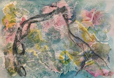 Original Abstract Mixed Media by Joyce Ann Burton-Sousa