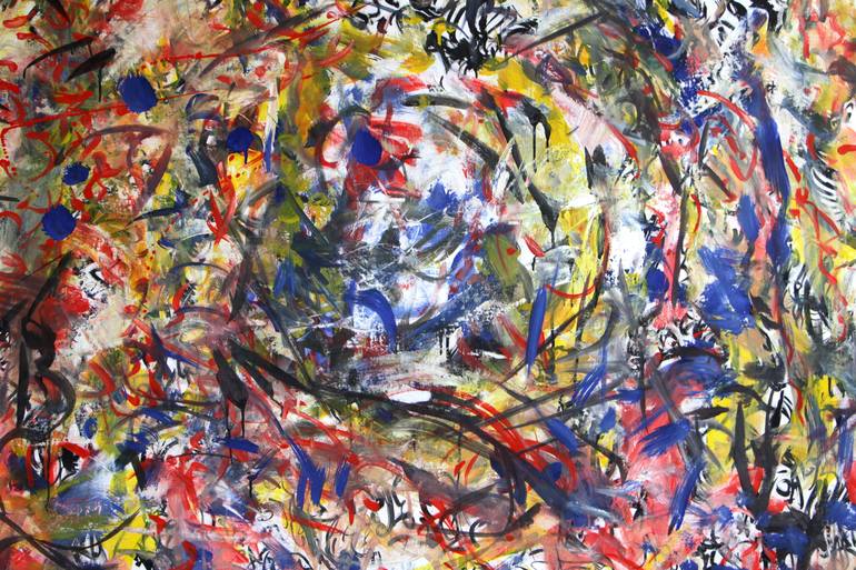 Original Abstract Expressionism Performing Arts Painting by Jakub Kreft