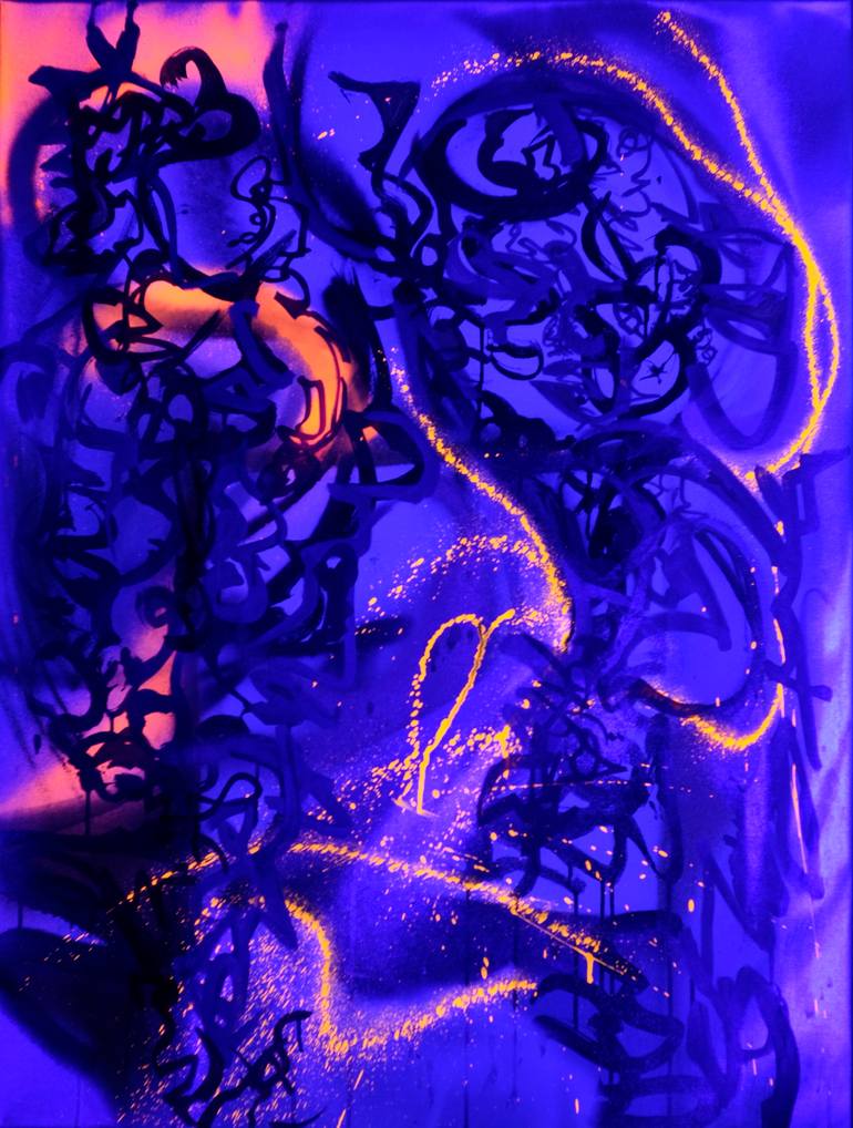 Original Abstract Pop Culture/Celebrity Painting by Jakub Kreft