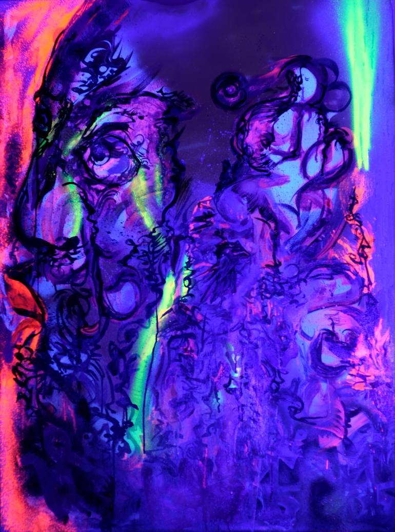 Original Abstract Expressionism Abstract Painting by Jakub Kreft