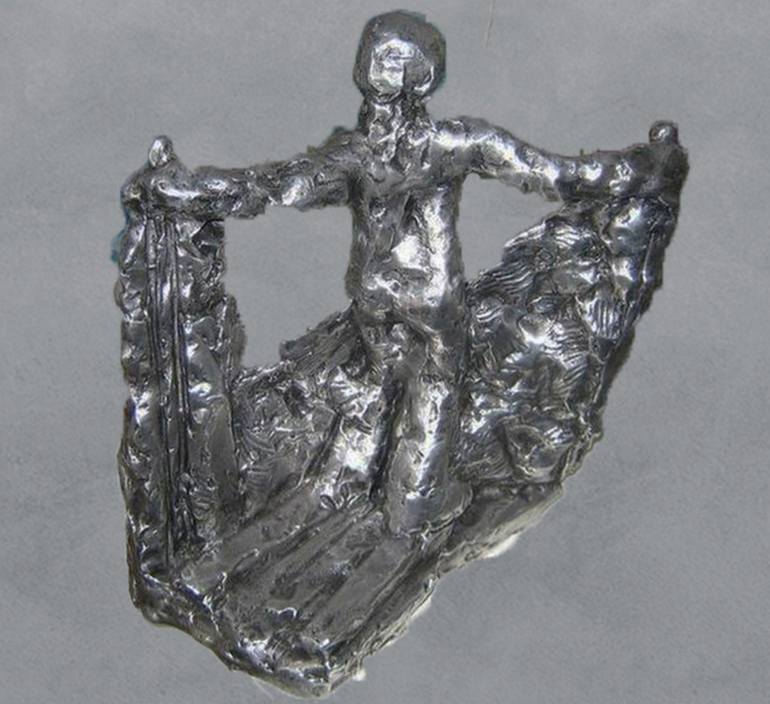 Original Figurative Sports Sculpture by Dijana Iva Sesartić