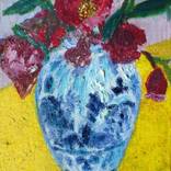Flowers in a vase by Natalia Bobrova