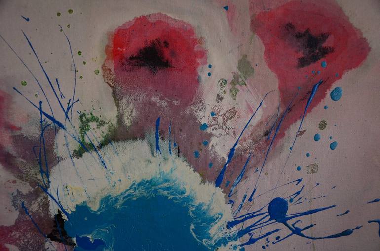 Original Abstract Floral Painting by Ihor Melnyk