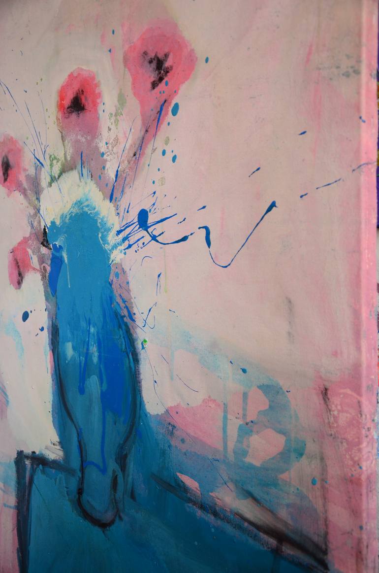 Original Abstract Floral Painting by Ihor Melnyk