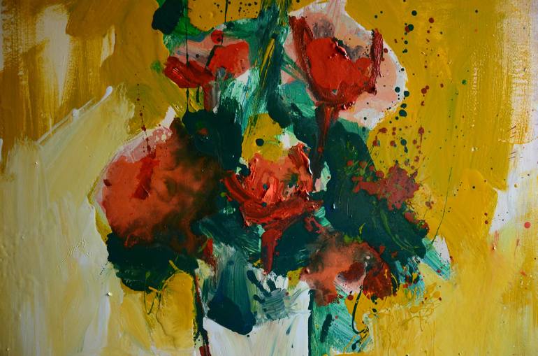 Original Floral Painting by Ihor Melnyk