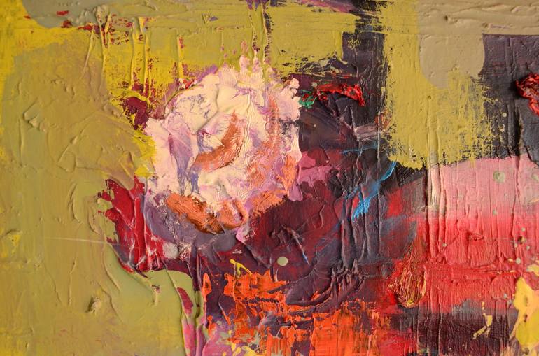 Original Abstract Floral Painting by Ihor Melnyk