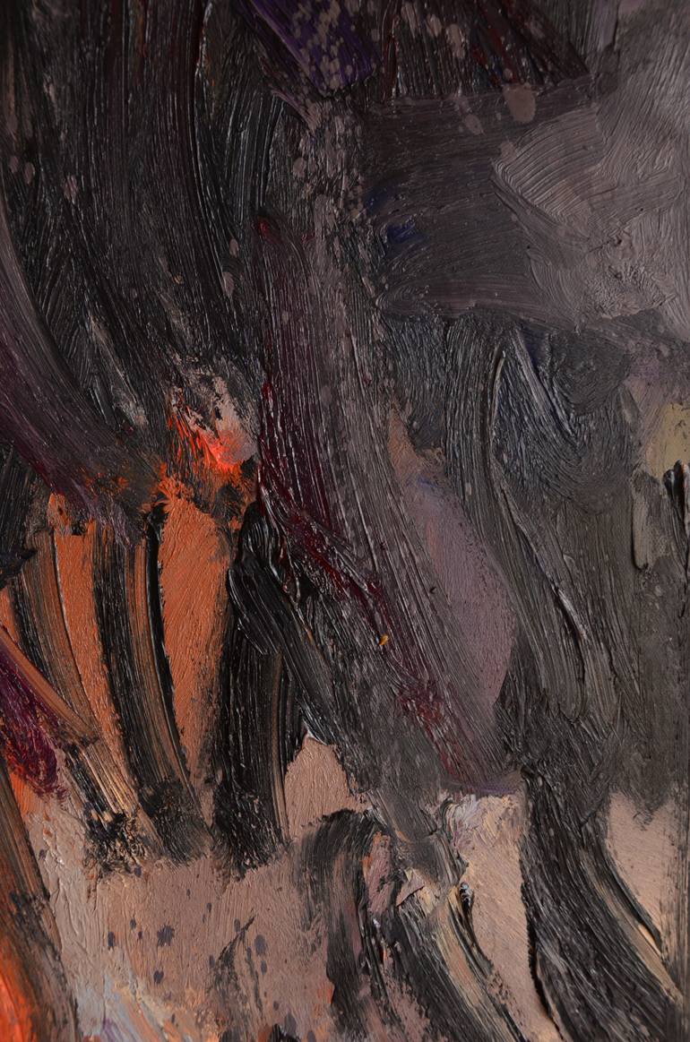 Original Abstract Expressionism Abstract Painting by Ihor Melnyk