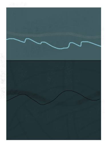 Original Contemporary Abstract Digital by T Anker