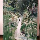 Waterfall by Aliona Cotorobai