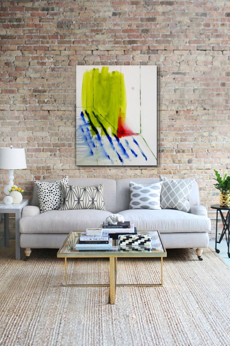 Original Minimalism Abstract Painting by DELAPLACE REMI