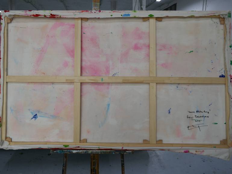 Original Abstract Expressionism Abstract Painting by Delaplace Remi