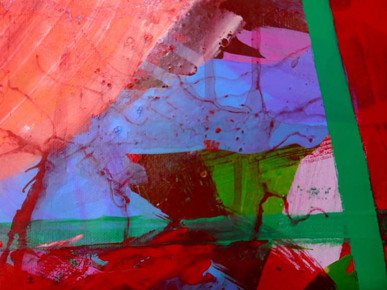 Original Abstract Expressionism Abstract Painting by Delaplace Remi