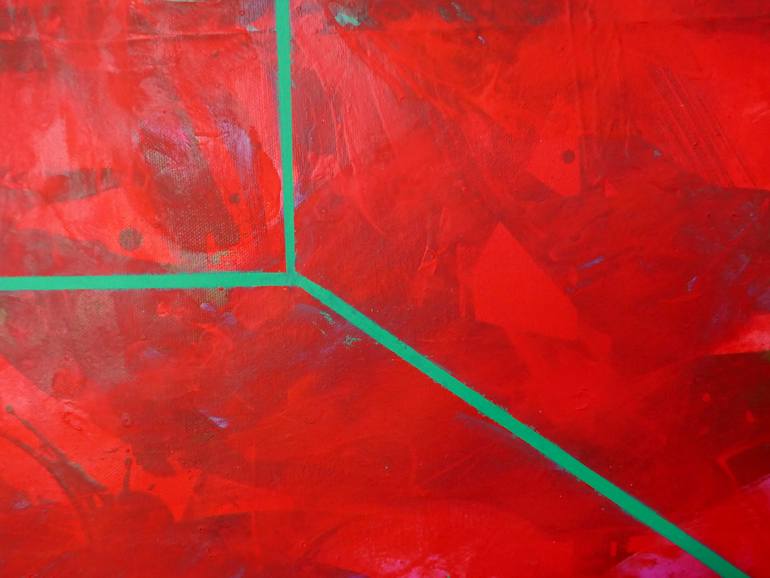 Original Abstract Expressionism Abstract Painting by Delaplace Remi