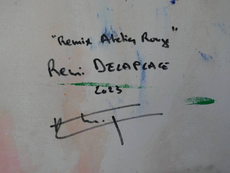 Original Abstract Expressionism Abstract Painting by Delaplace Remi