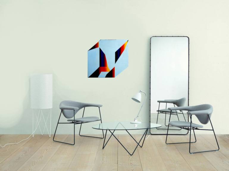 Original Geometric Painting by DELAPLACE REMI