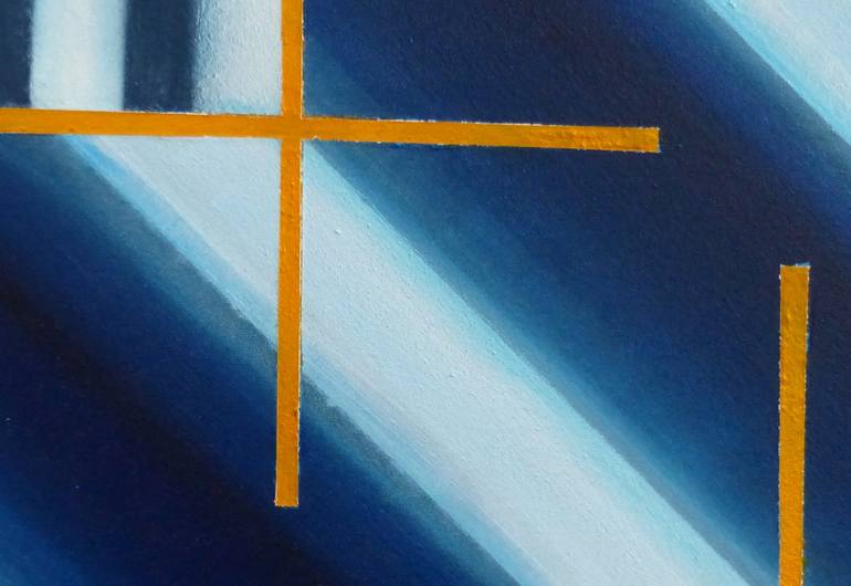 Original Abstract Patterns Painting by Delaplace Remi