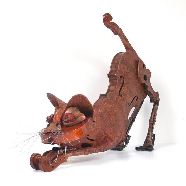 Original Figurative Animal Sculpture by Pamina Stewart