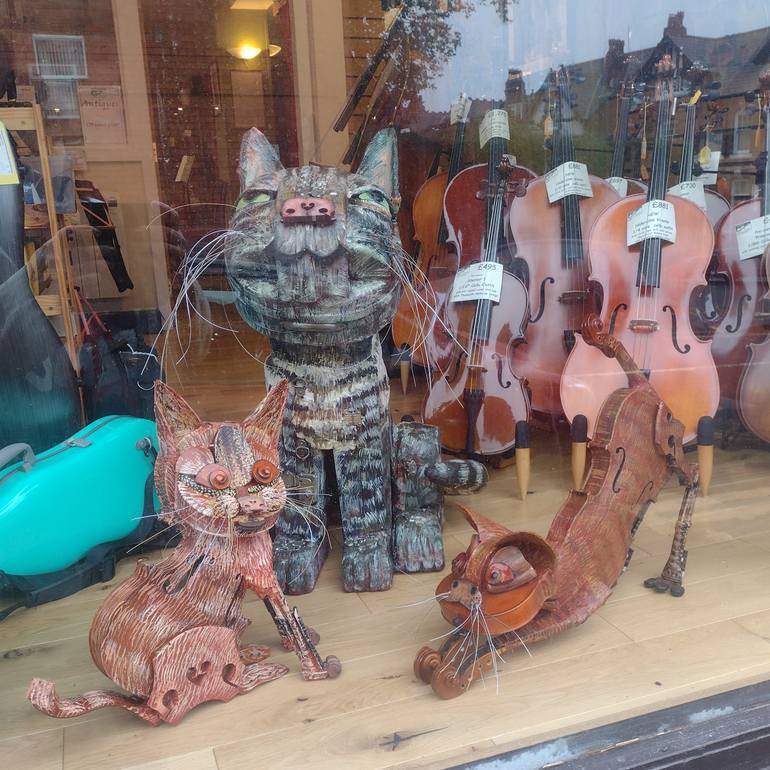 Original Figurative Animal Sculpture by Pamina Stewart