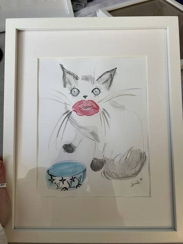 Original Cats Paintings by Artist JOULE